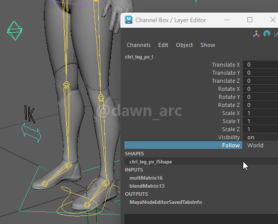 [Maya]Rigging 16 - Ankles & Heels